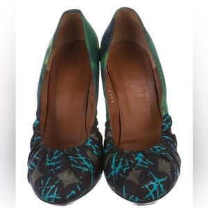 Dries Van Noten Canvas Rounded Pump